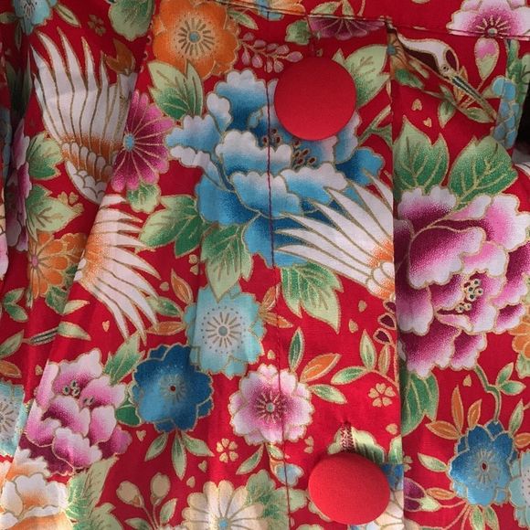 NEW Unique Vintage Red  Floral Halter Dress | Size M - Picture 13 of 16